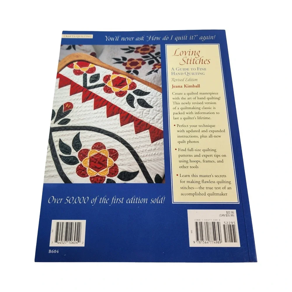 Loving Stitches Guide to Fine Hand Quilting‎ Revised Jeana Kimball Book B604